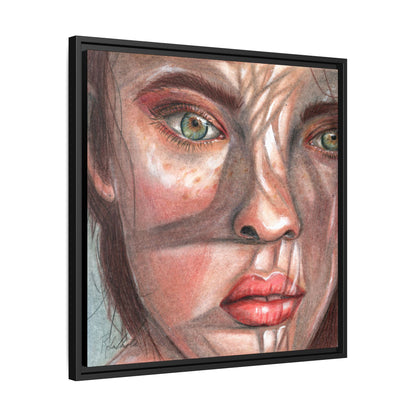 Woman In the Shadows Framed Wall Art