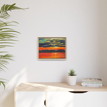 Sleeping Giant at Sunset Framed Wall Art