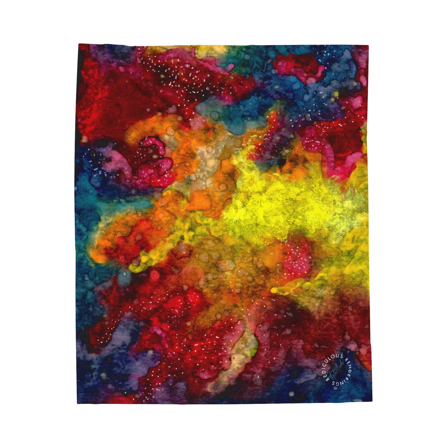 Sunset Clouds Galaxy Velveteen Plush Blanket