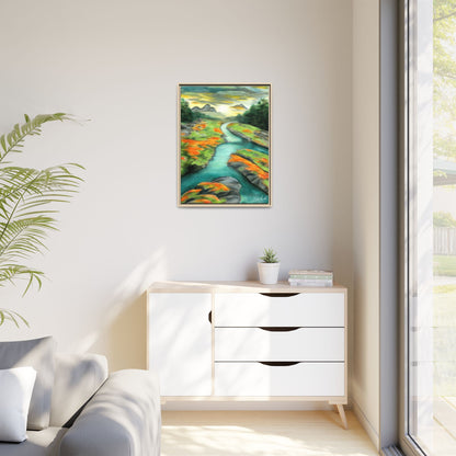 Mountain Stream Framed Wall Art