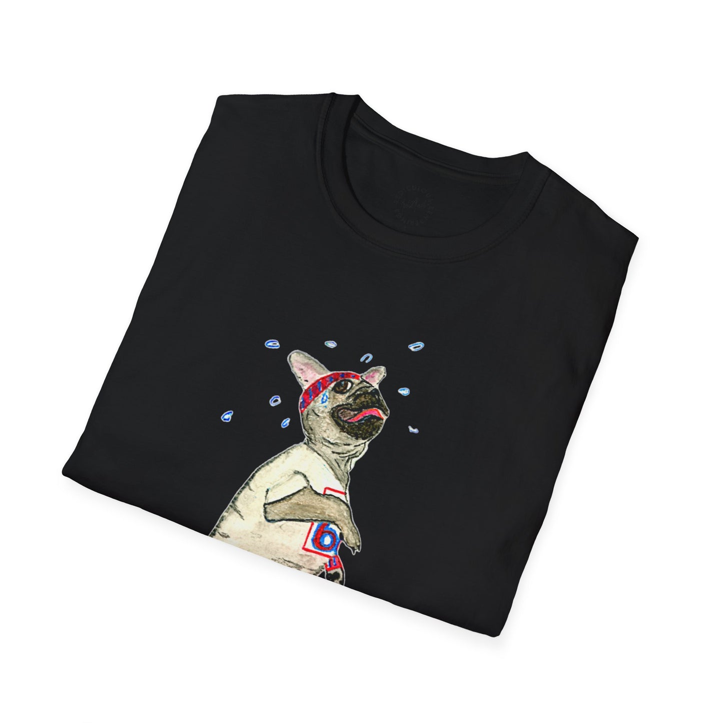 Out of Shape Bulldog Unisex Softstyle T-Shirt