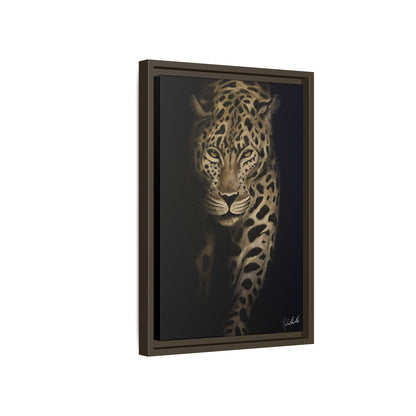 Leopard at Night Framed Wall Art