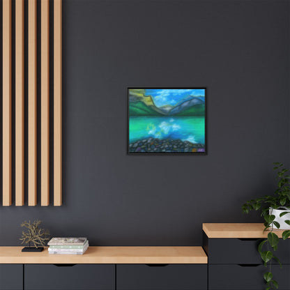 Mountain Lake Framed Wall Art