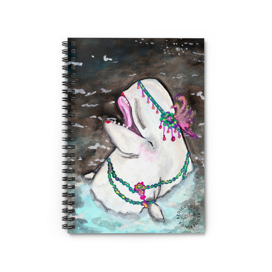 Beluga Ruled Line Notebook 118 Pages, Printed Cover,