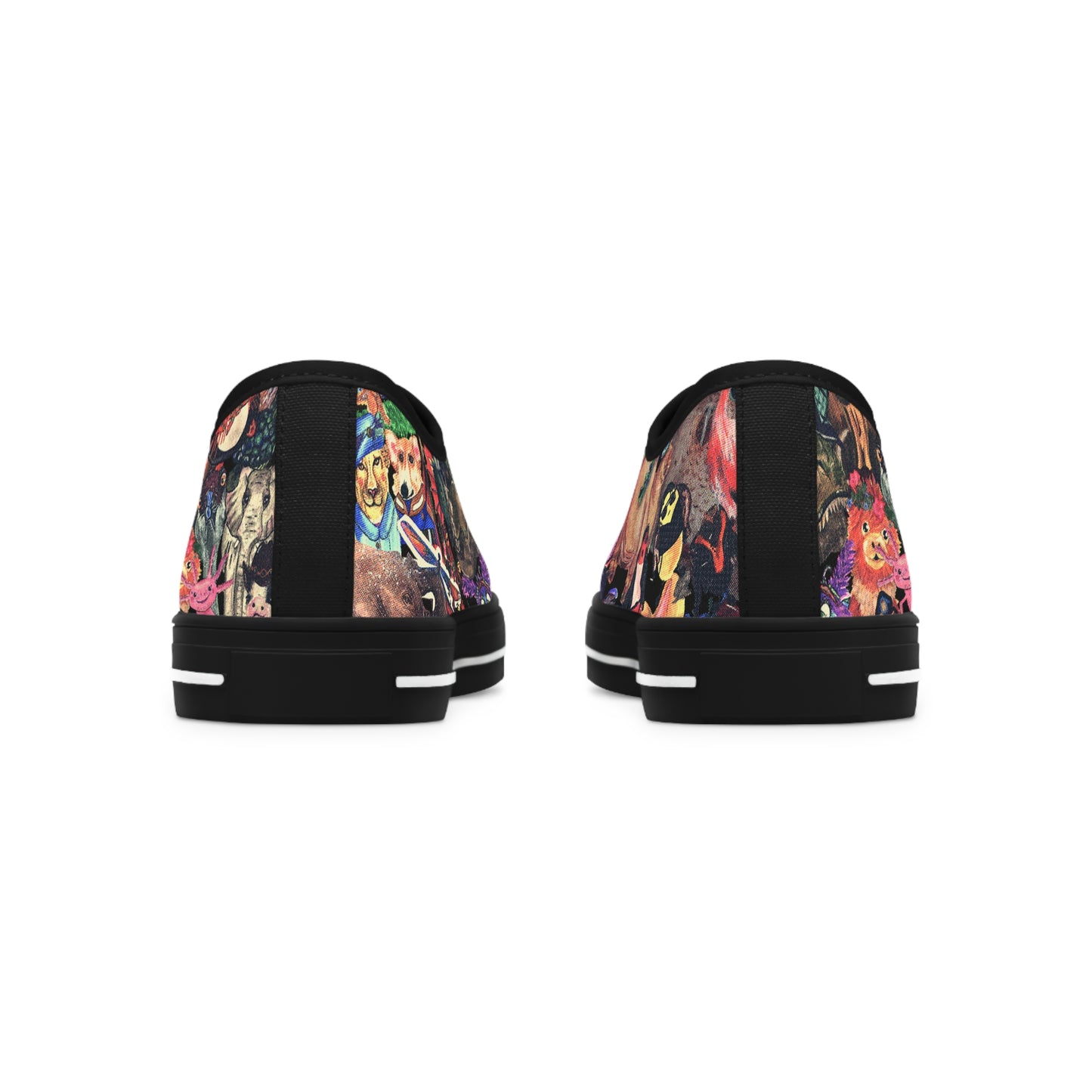 Vintage Animal Mashup Unisex Low Top Classic Sneakers