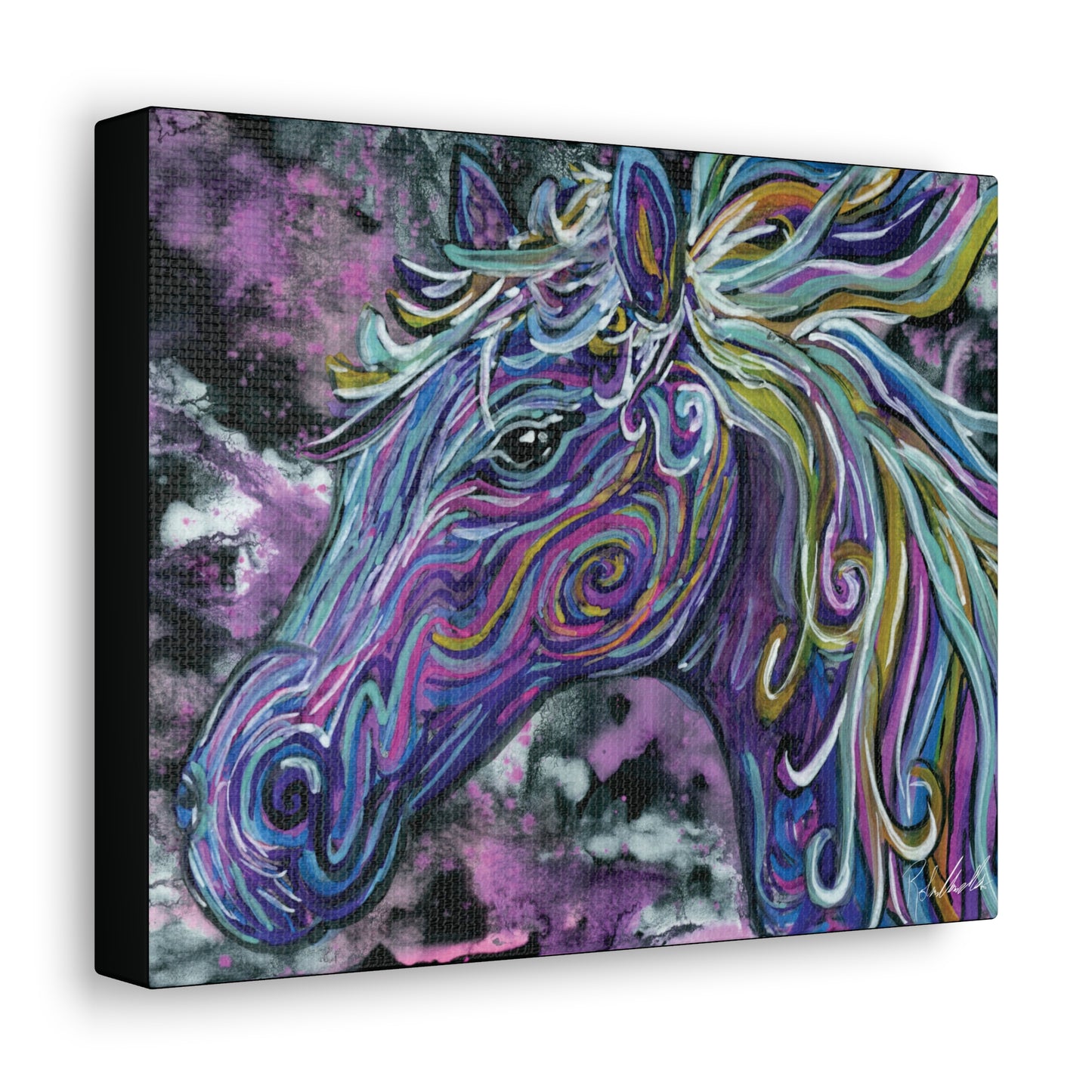 Watercolor Horse Canvas Gallery Wrap
