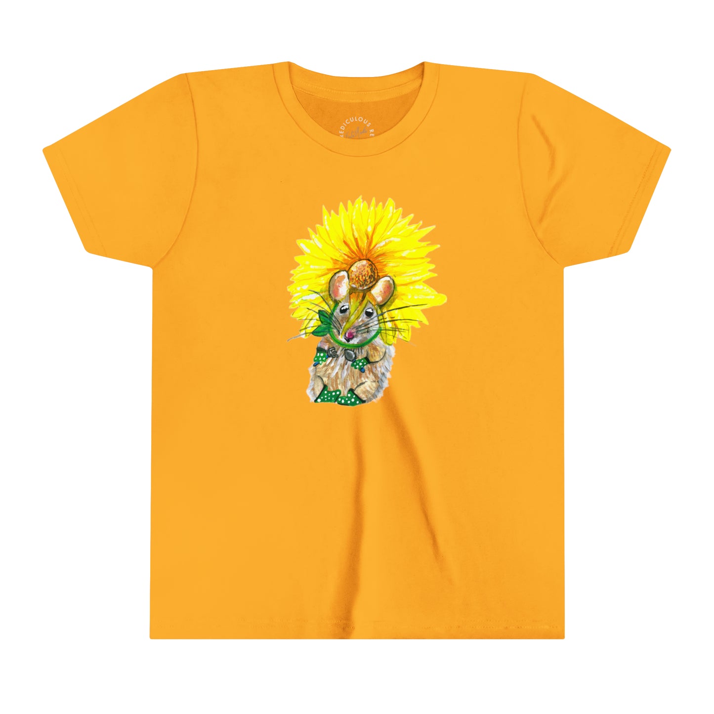 Sunflower Mouse Kids T-Shirt