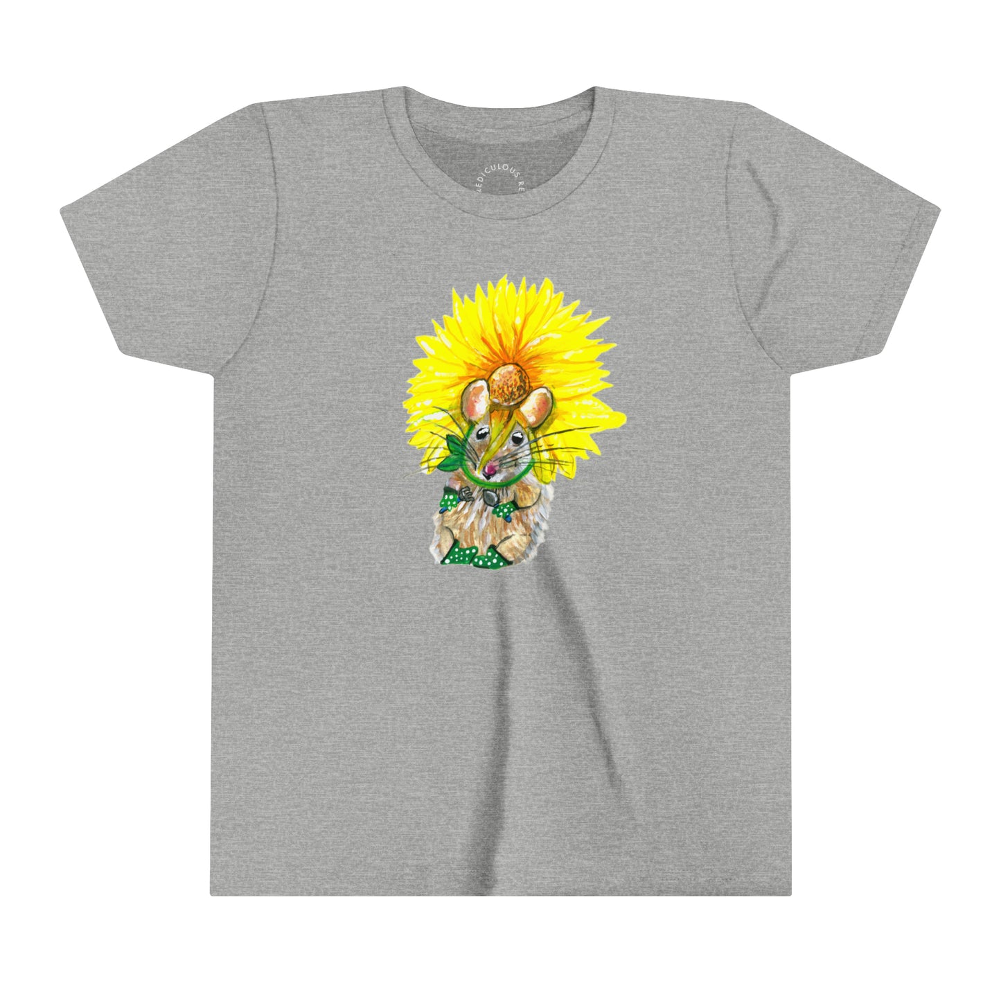 Sunflower Mouse Kids T-Shirt