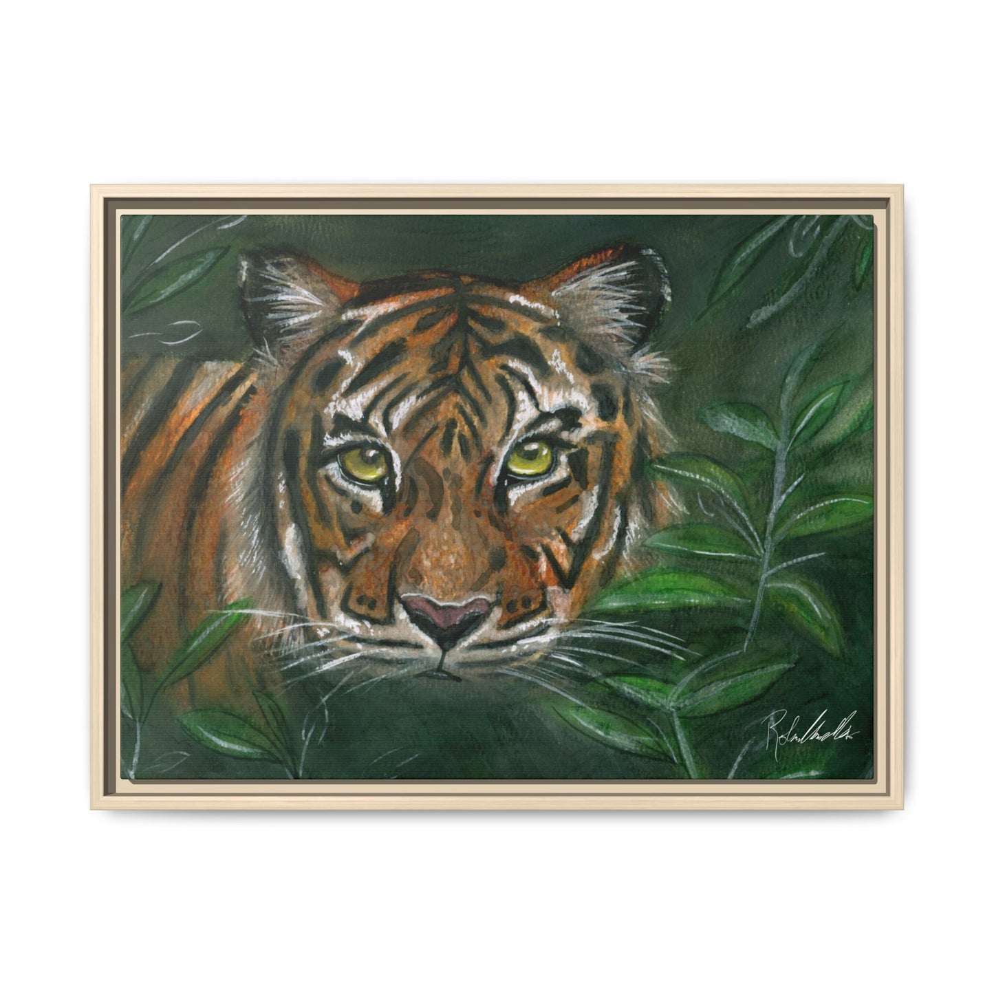 Jungle Tiger Framed Wall Art