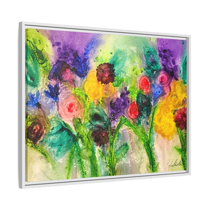 Abstract Flowers Framed Wall Art