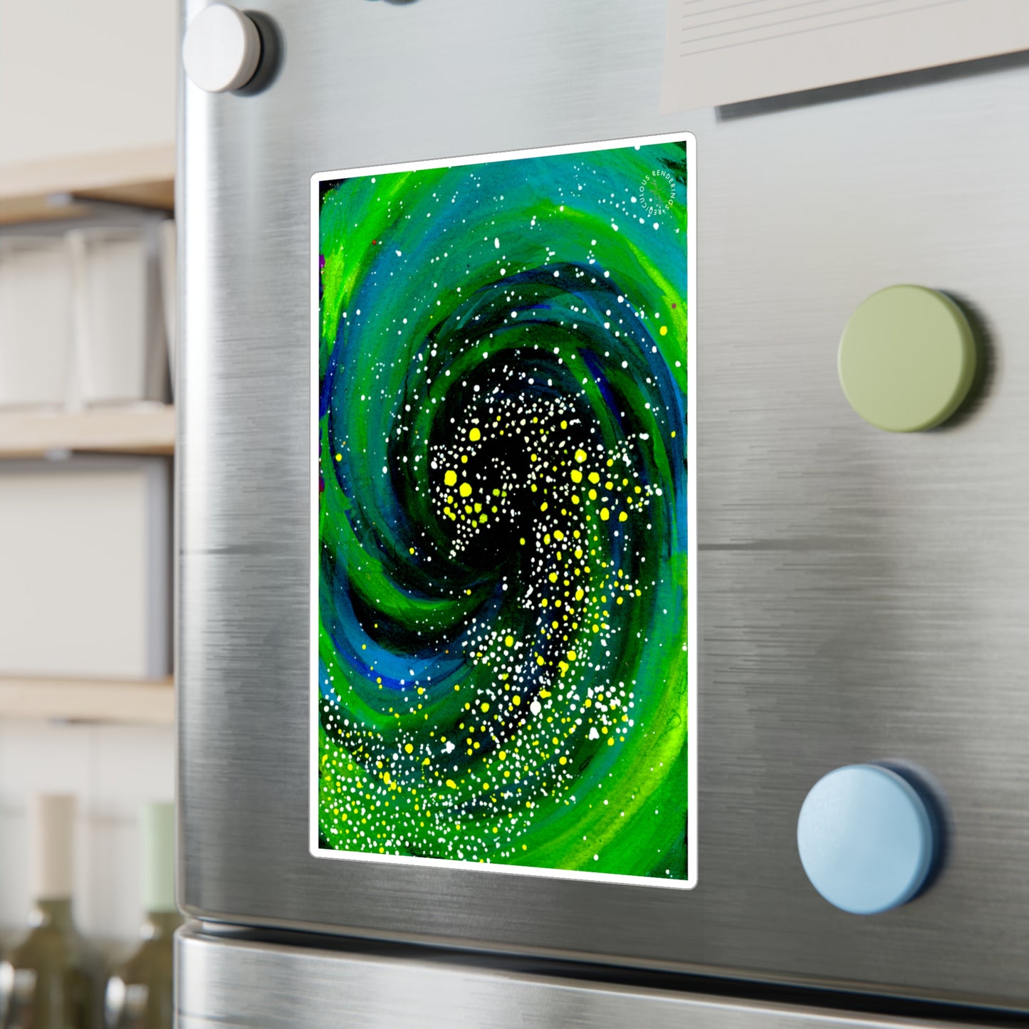 Spiral Galaxy Kiss-Cut Vinyl Decals