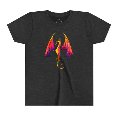 Kids Dragon T-Shirt — Colorful Fantasy Dragon Youth Tee