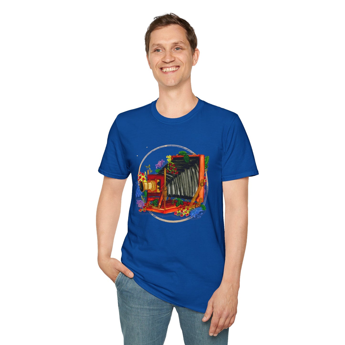 Vintage Camera Unisex Softstyle T-Shirt