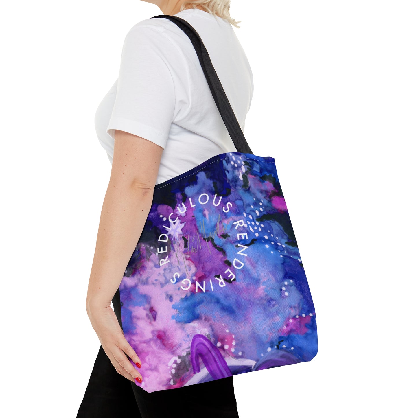 Purple Galaxy Tote