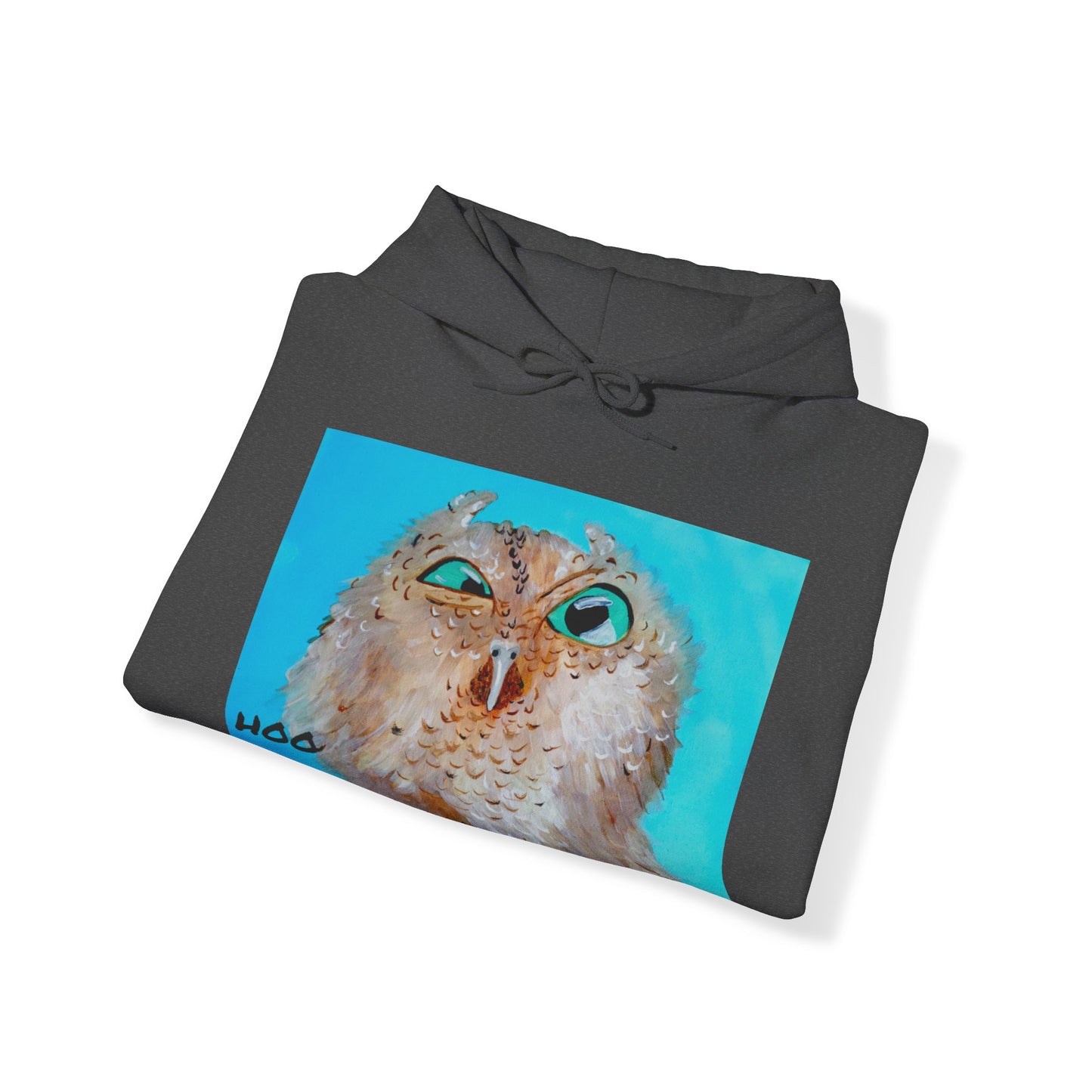 Grumpy Owl- Hoo You Lookin At? Hooded Sweatshirt