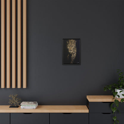 Leopard at Night Framed Wall Art