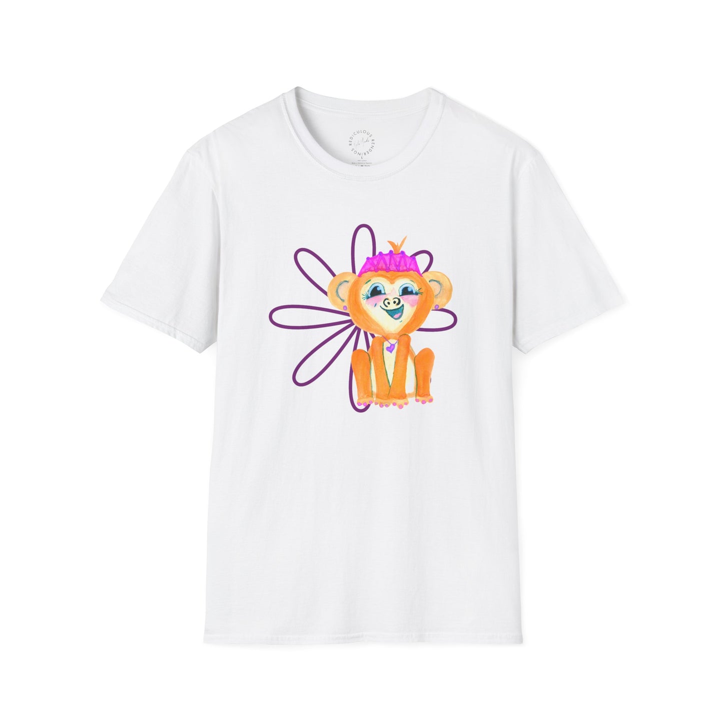 Monkey Unisex Softstyle T-Shirt