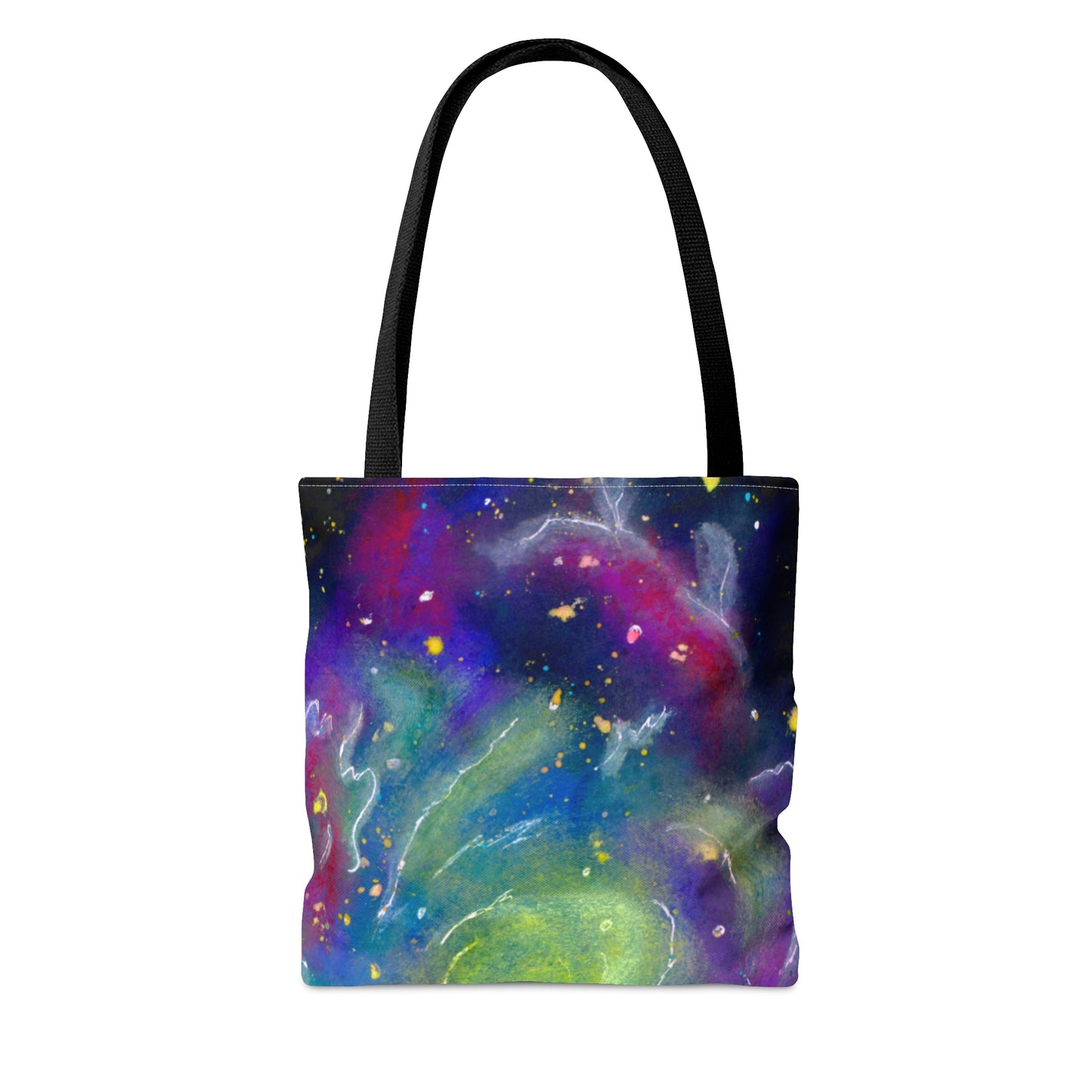 Rainbow Vortex Galaxy Tote