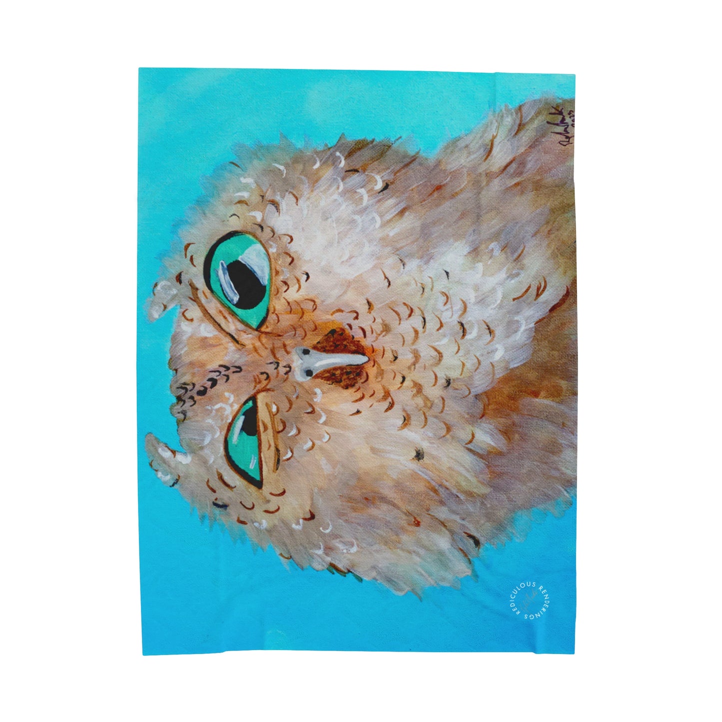 Owl Velveteen Plush Blanket