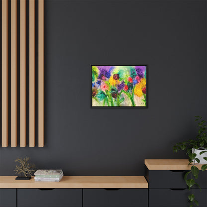 Abstract Flowers Framed Wall Art