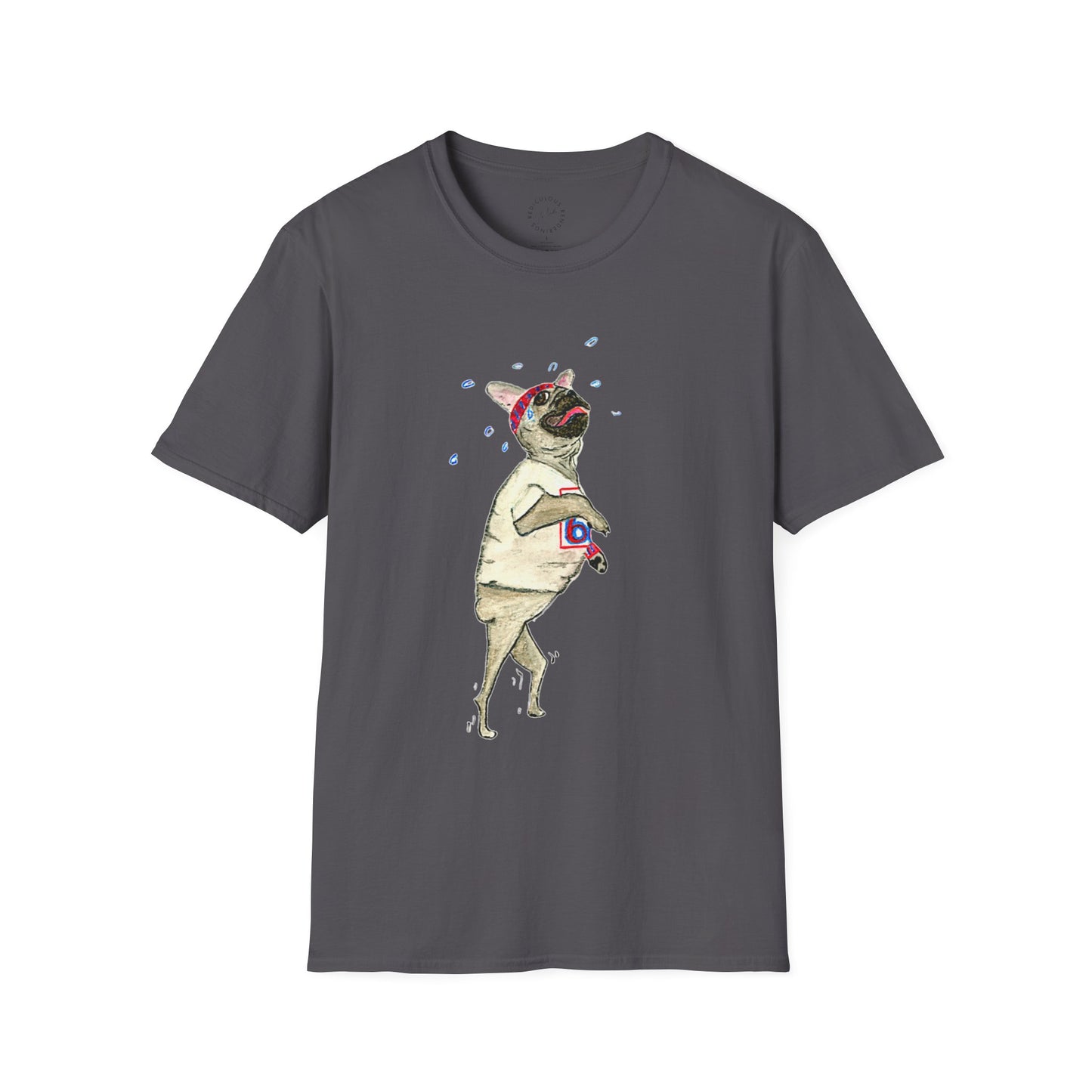 Out of Shape Bulldog Unisex Softstyle T-Shirt