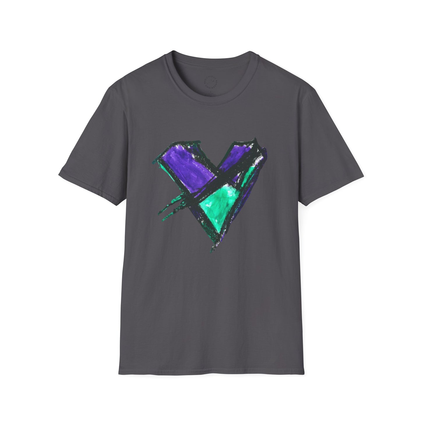 Kid Creation- Heart Unisex Softstyle T-shirt