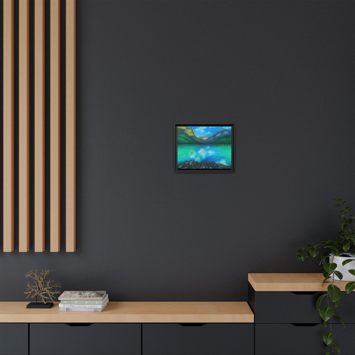 Mountain Lake Framed Wall Art