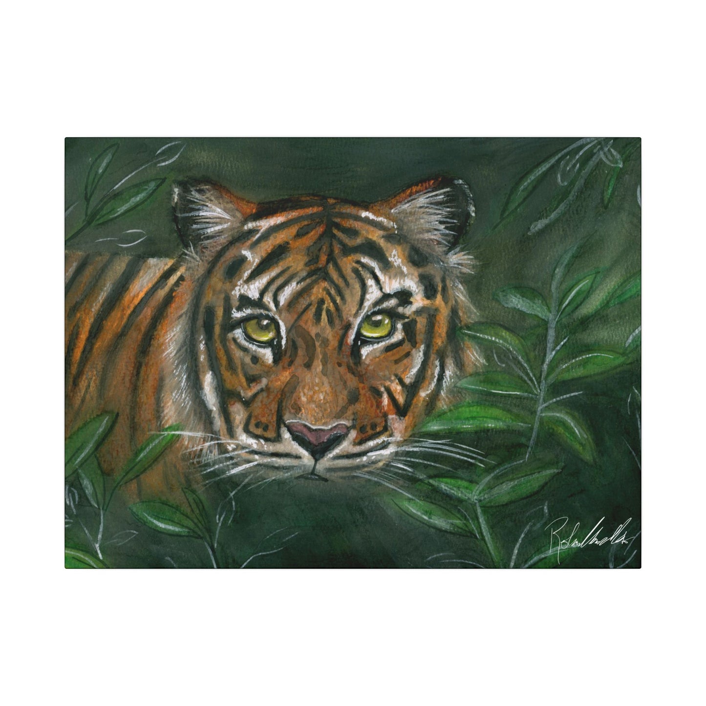 Jungle Tiger Canvas Gallery Wrap