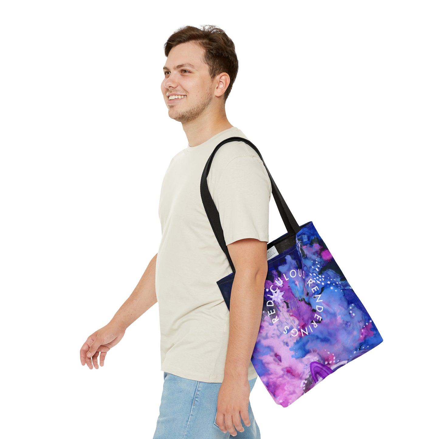 Purple Galaxy Tote