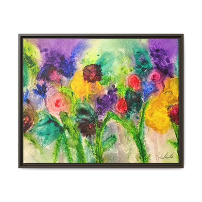 Abstract Flowers Framed Wall Art