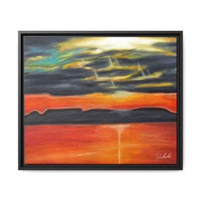 Sleeping Giant at Sunset Framed Wall Art