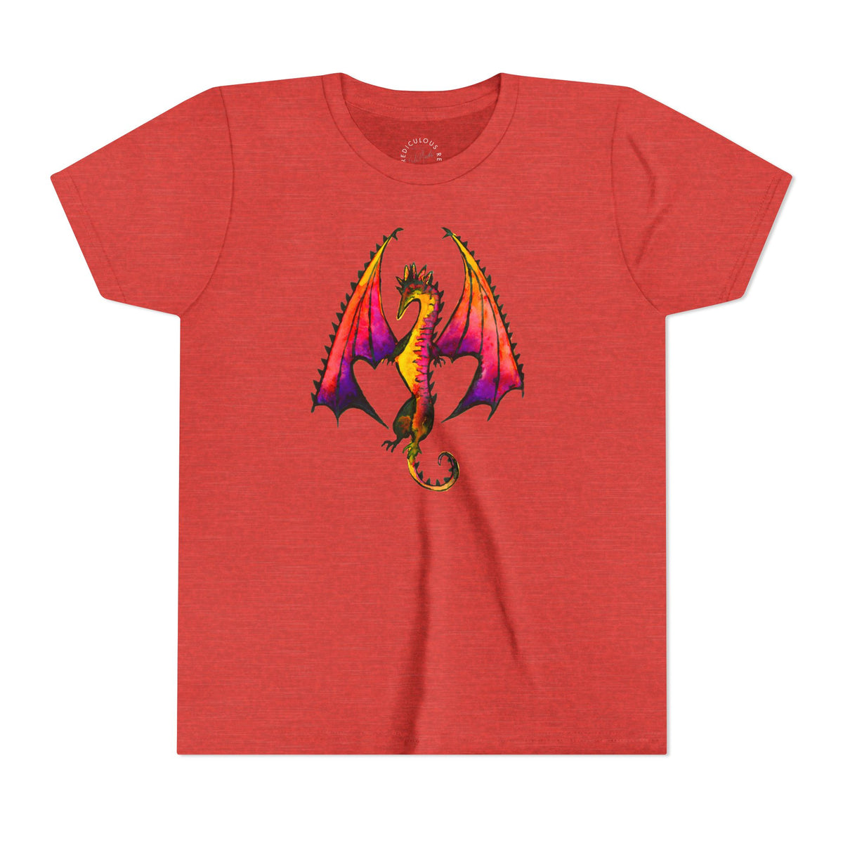 Kids Dragon T-Shirt — Colorful Fantasy Dragon Youth Tee