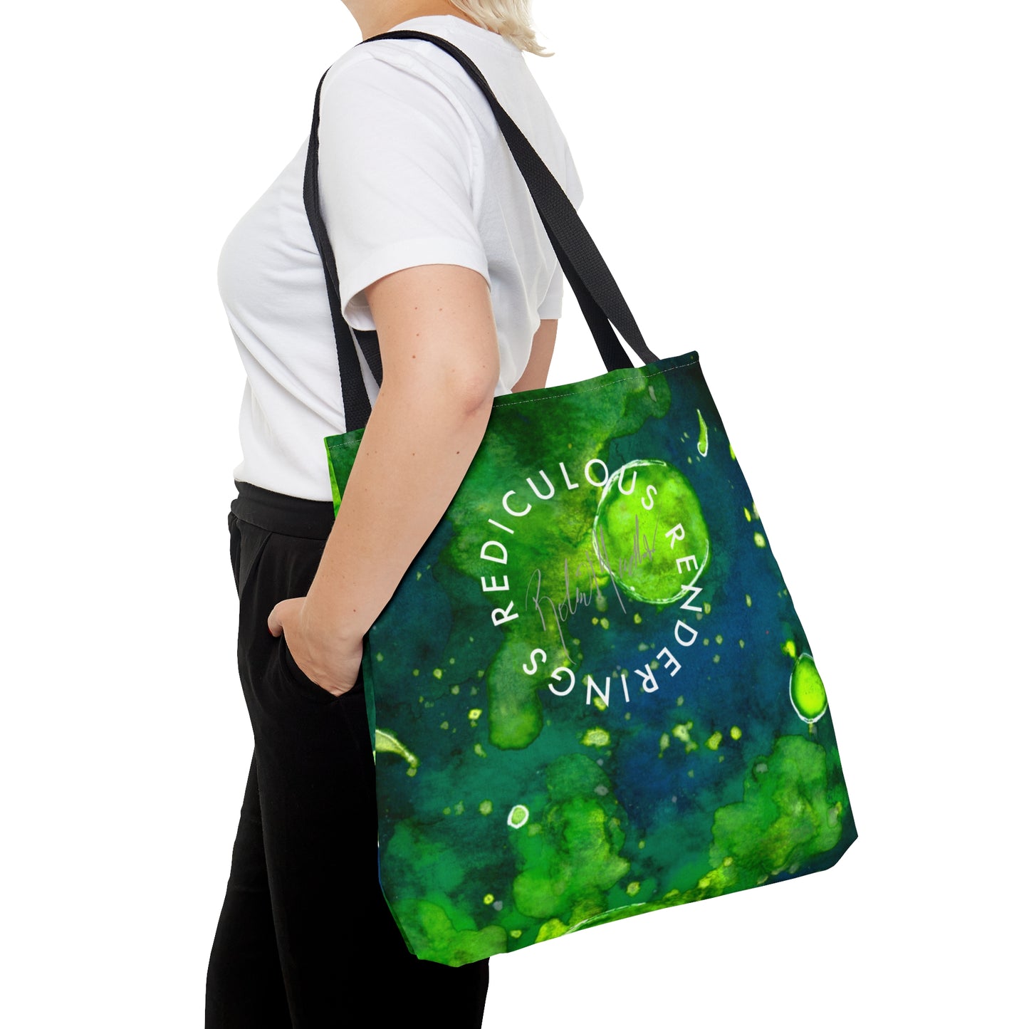 Green Galaxy Tote