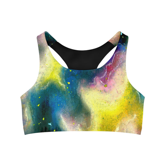 Sunrise Galaxy Seamless Sports Bra (AOP)