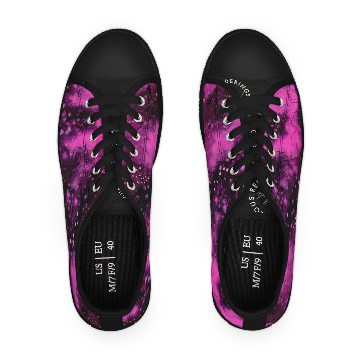 Rose Colored Galaxy Unisex Classic Low Top Sneakers