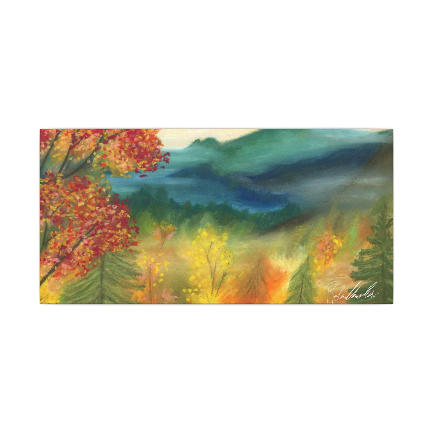 Fall Mountains Canvas Gallery Wrap