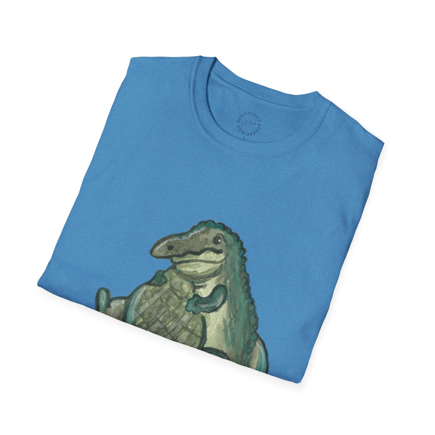 Father Son Alligator Unisex Softstyle Print T-Shirt