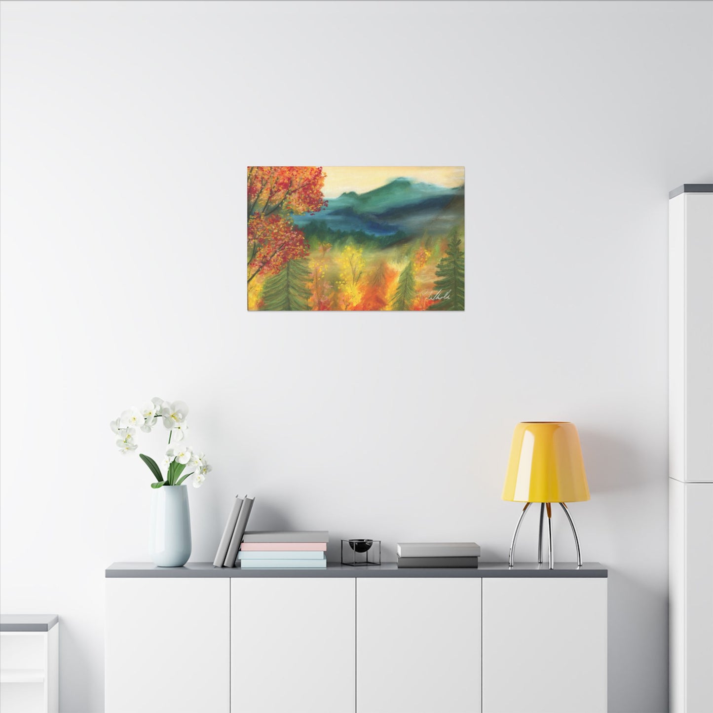 Fall Mountains Canvas Gallery Wrap