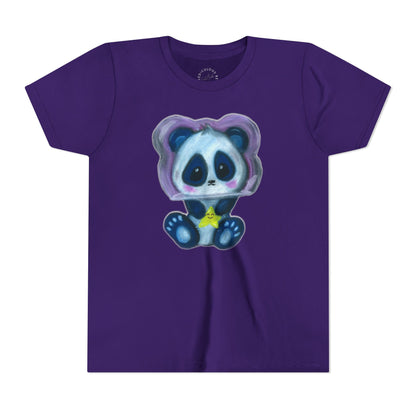 Cute Star Panda Youth Tee — Adorable Cartoon Panda Kids T-Shirt