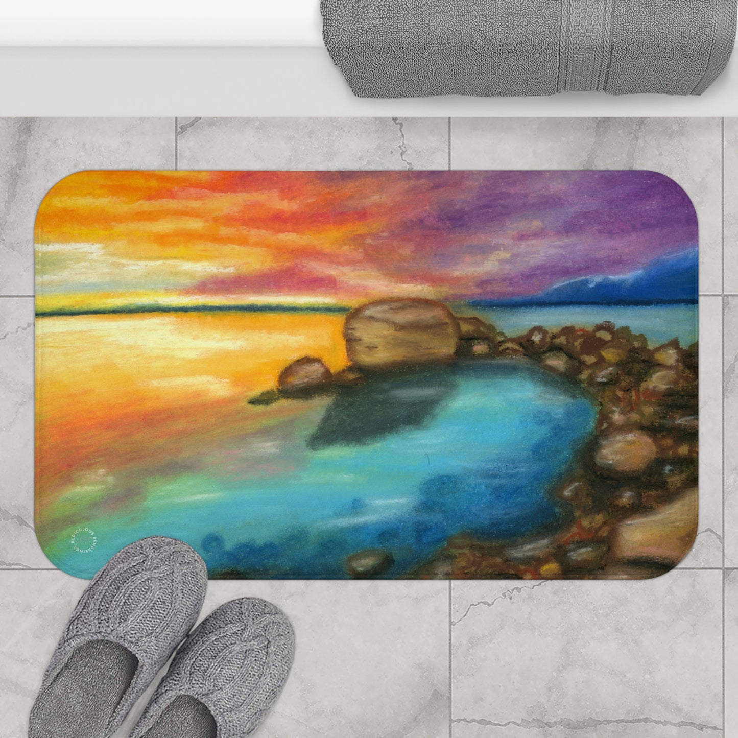 Sunset Cove Bath Mat