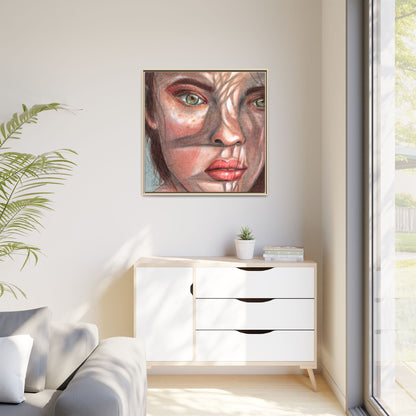 Woman In the Shadows Framed Wall Art