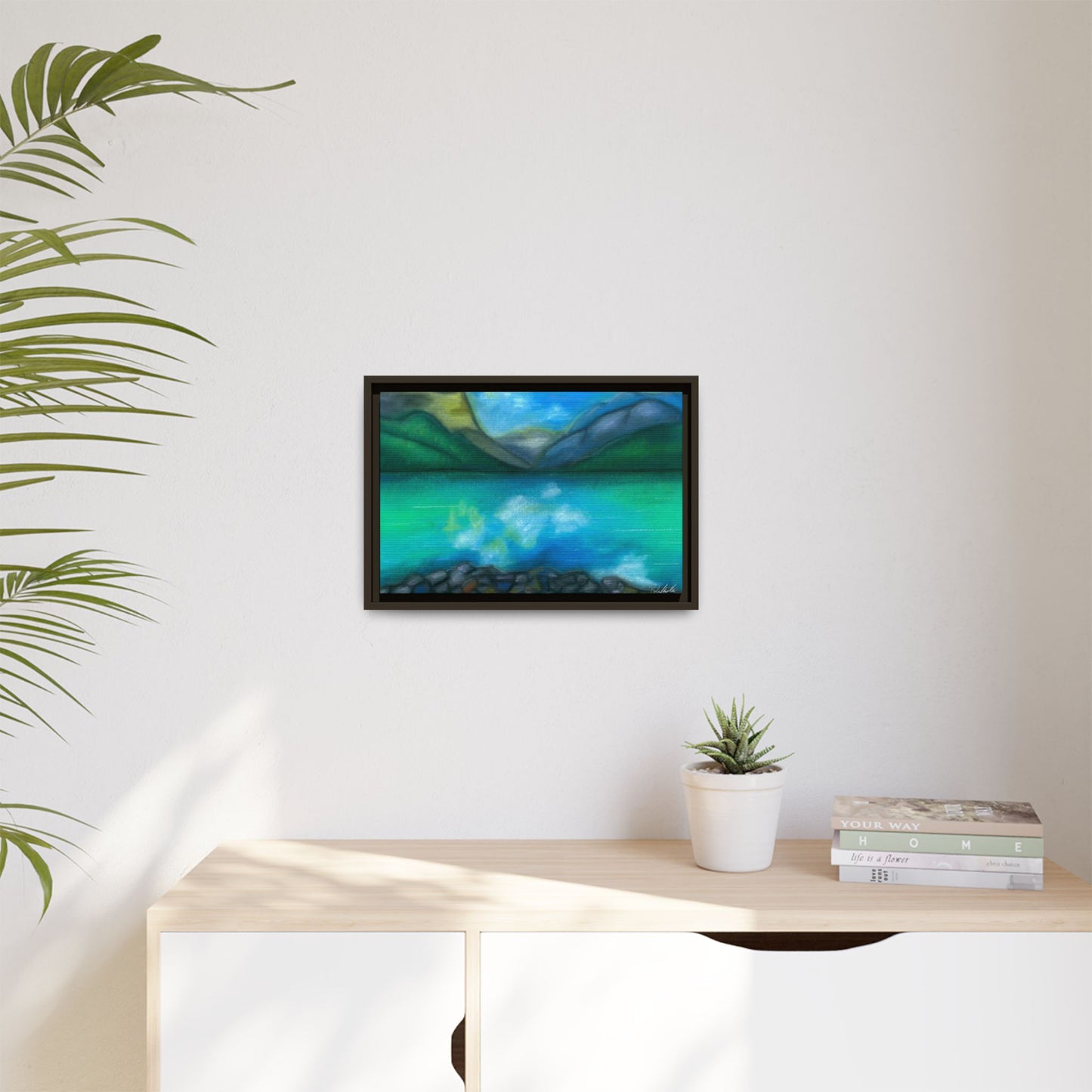Mountain Lake Framed Wall Art