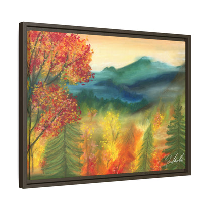 Fall Mountains Framed Wall Art