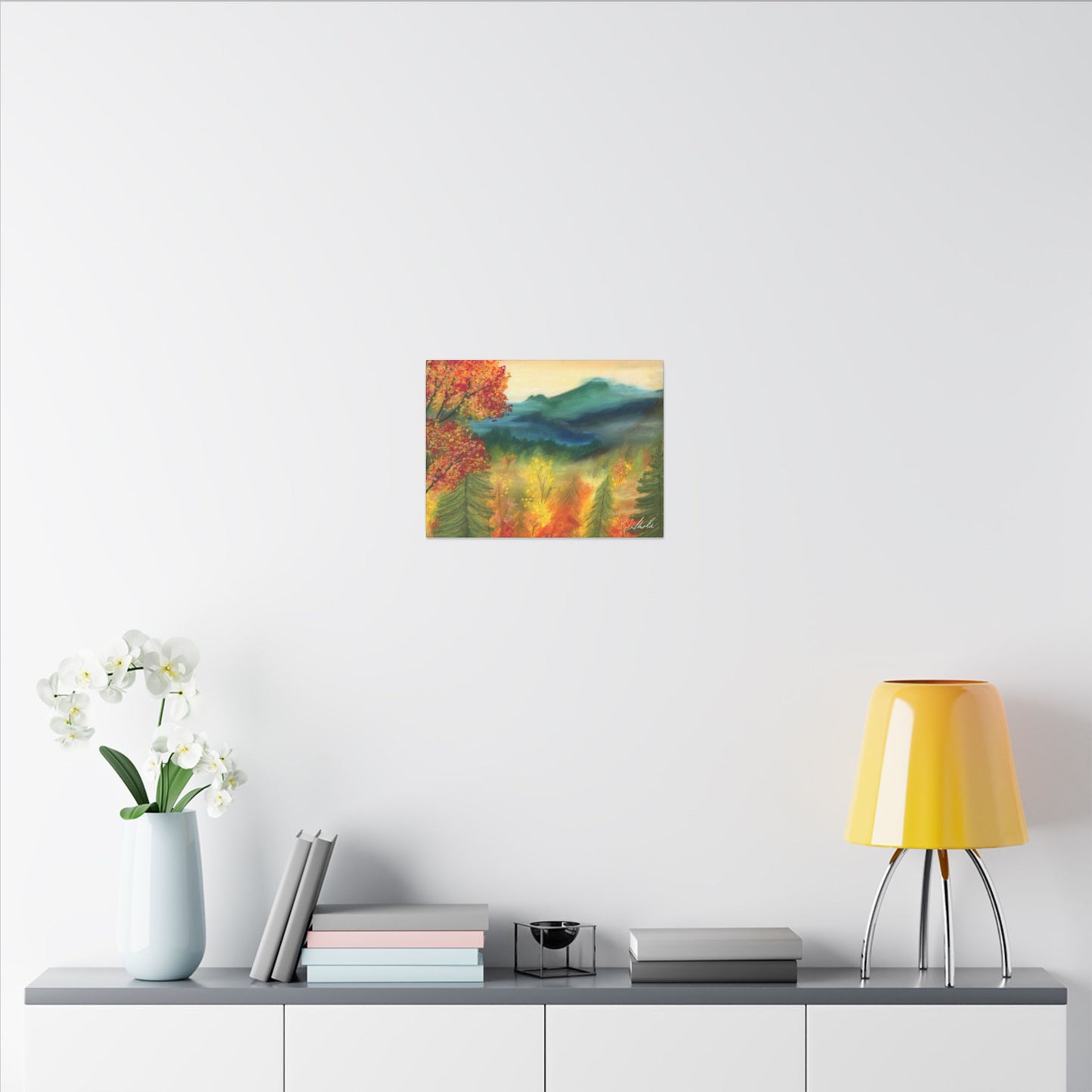 Fall Mountains Canvas Gallery Wrap