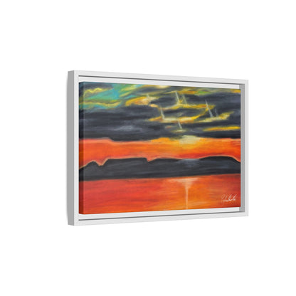 Sleeping Giant at Sunset Framed Wall Art