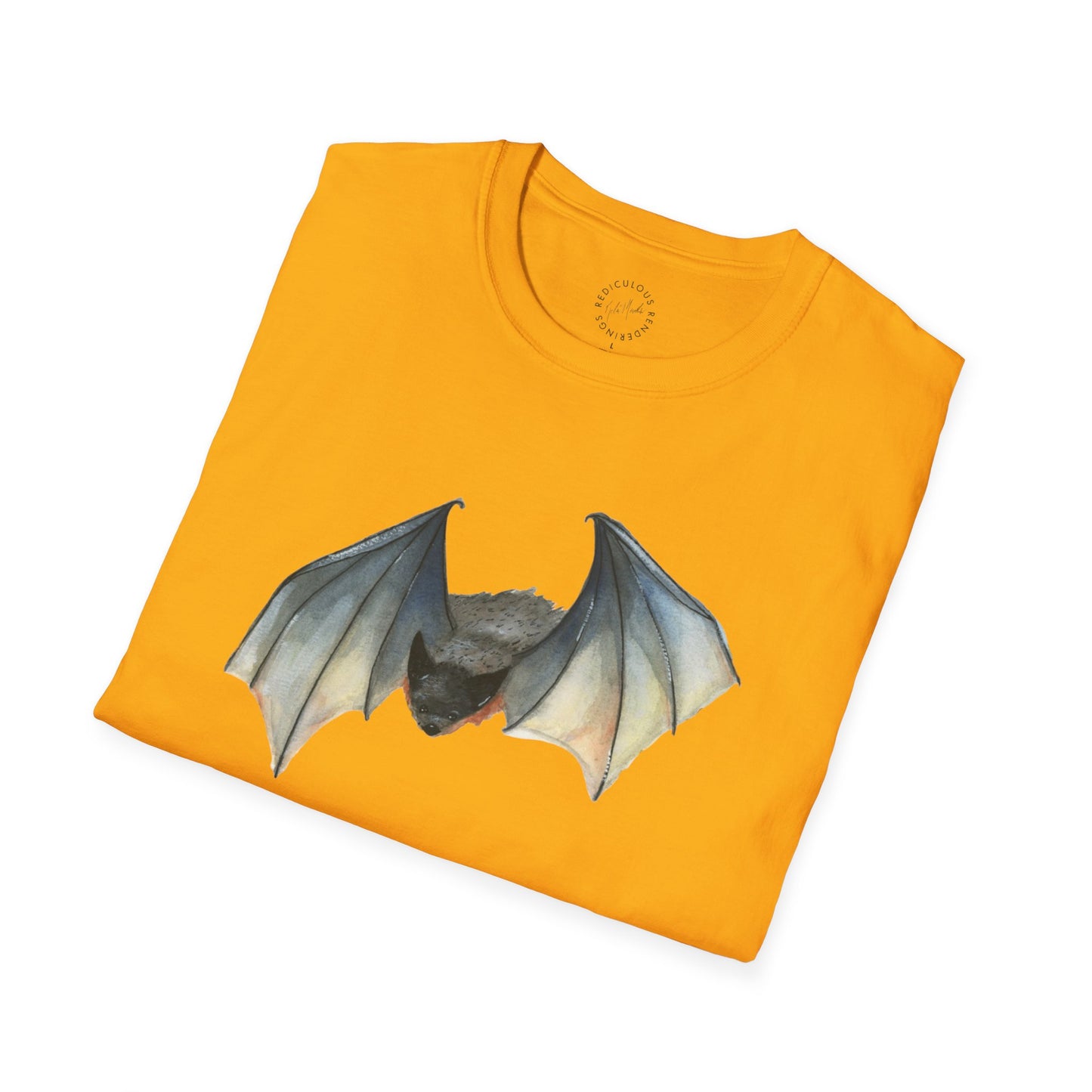 Flying Bat Unisex Softstyle T-Shirt