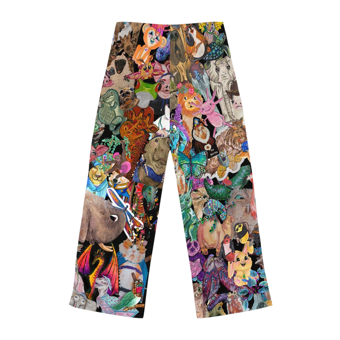 Animal Mashup Women's Pajama Pants (AOP)