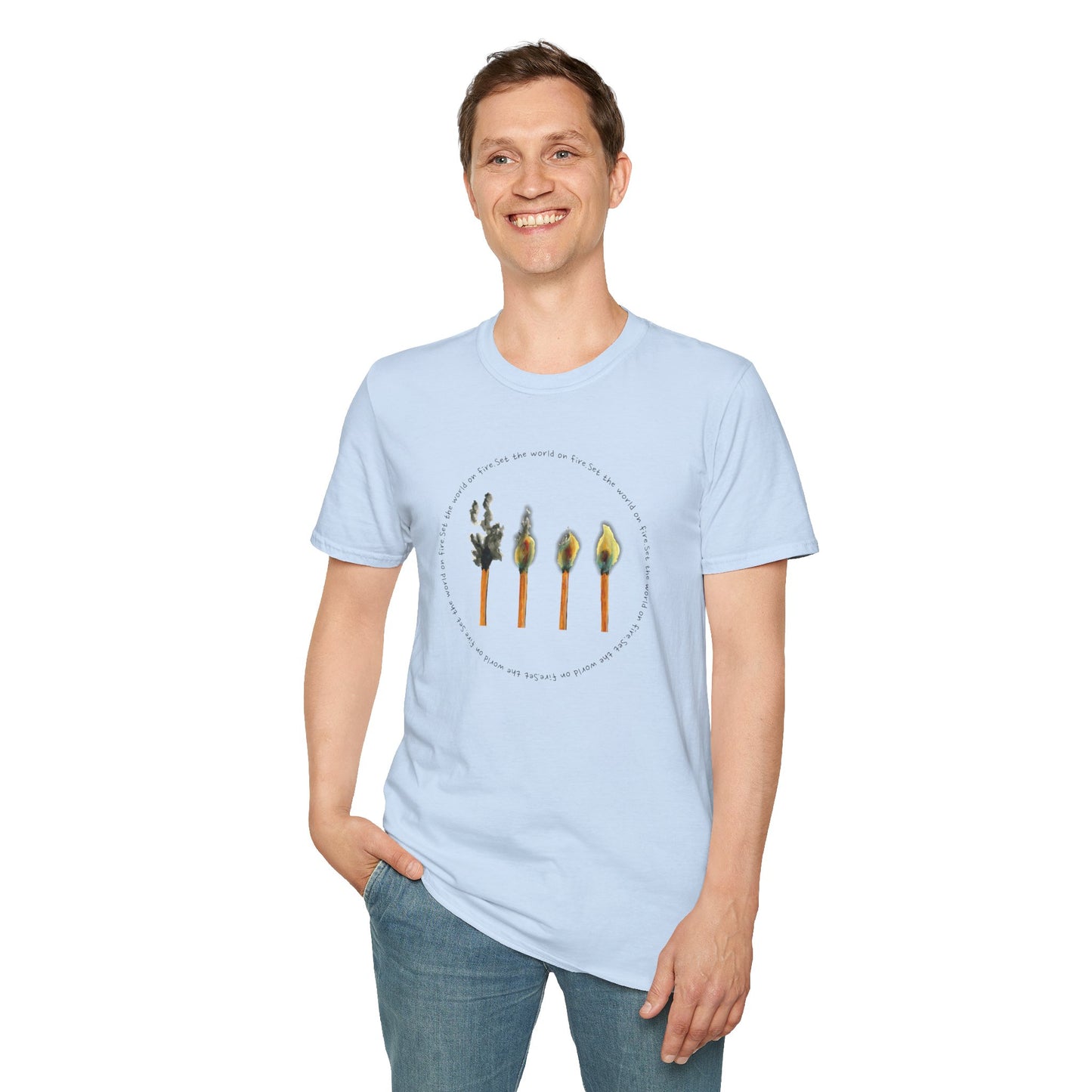 Light the World on Fire Unisex Softstyle T-Shirt