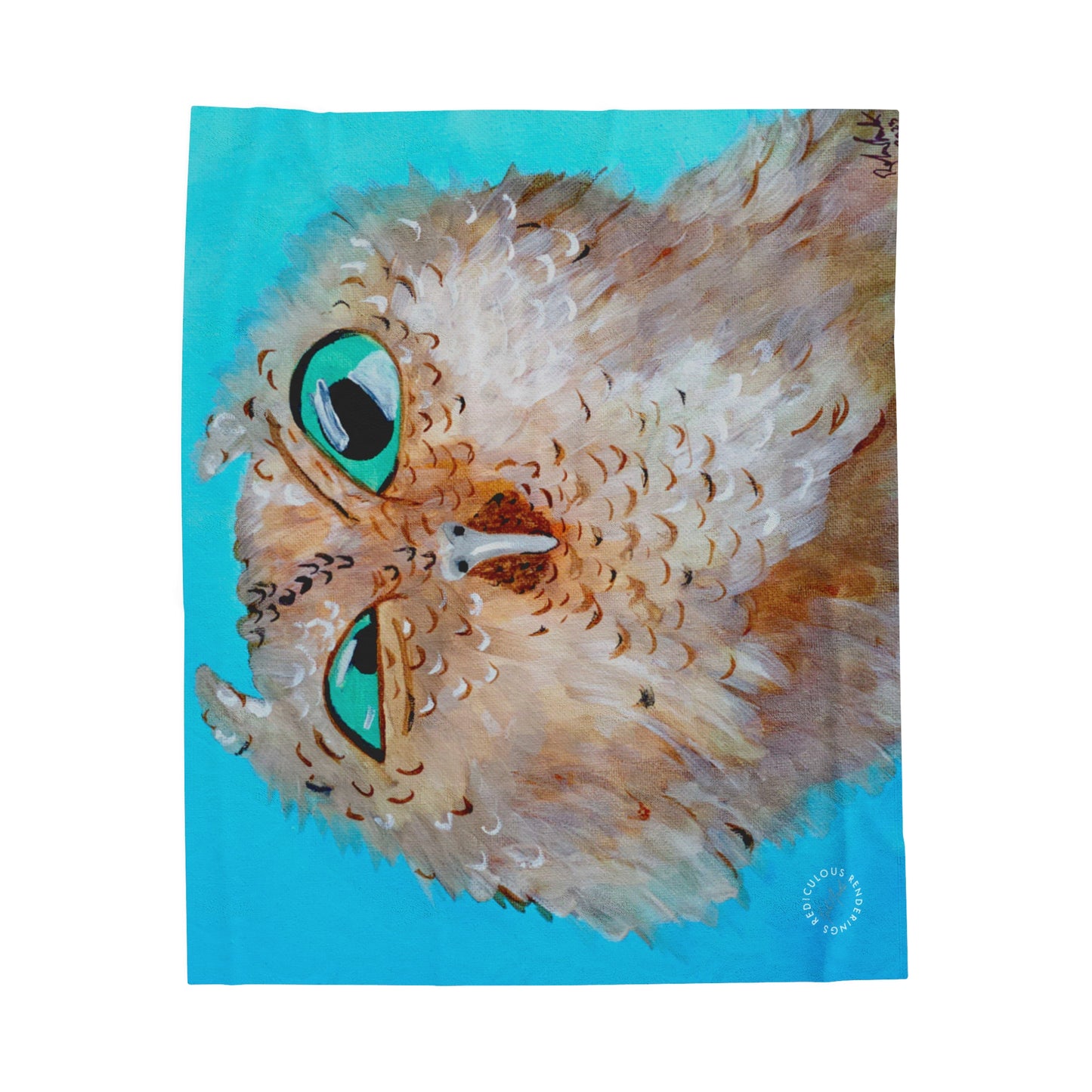 Owl Velveteen Plush Blanket