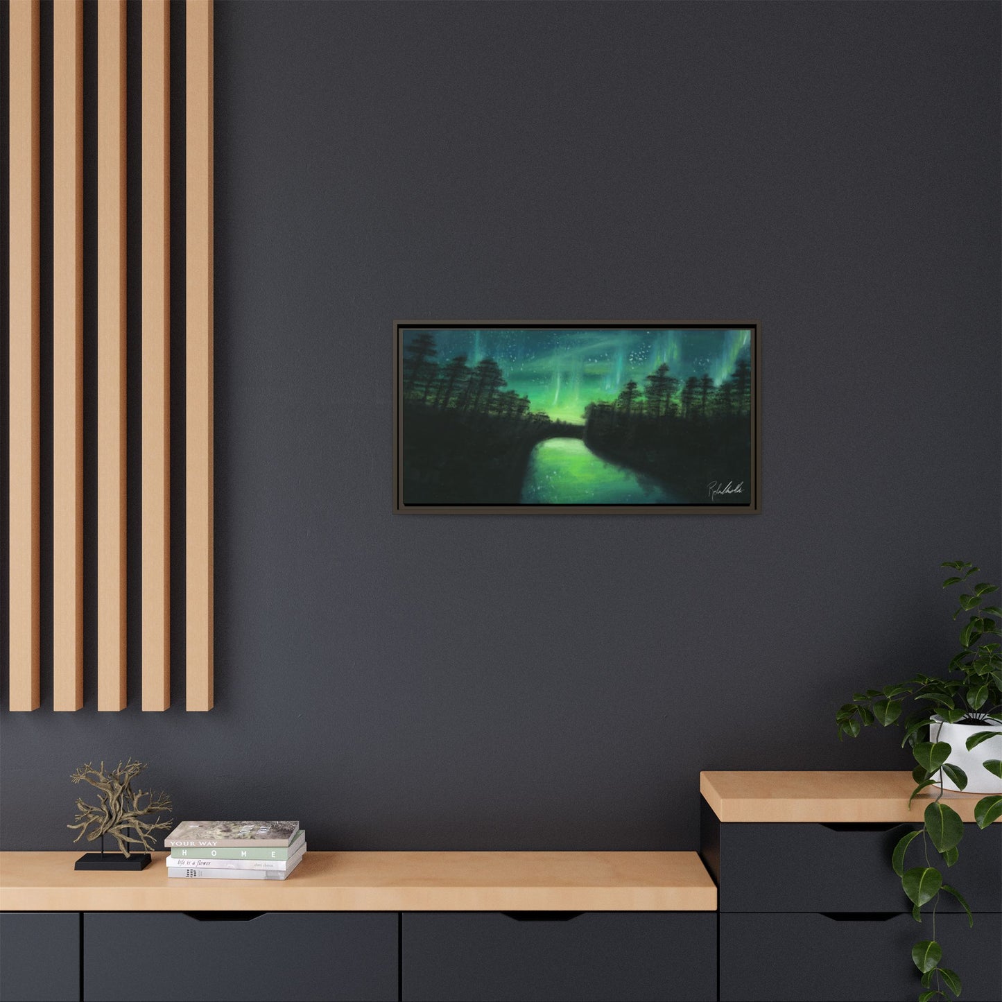 Northern Lights Framed Wall Art